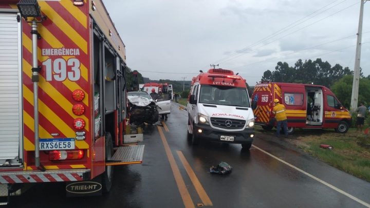 Grave acidente na BR-280 em SC deixa ao menos três mortos