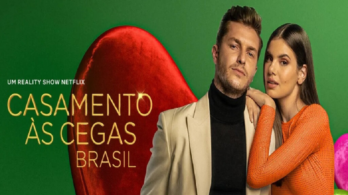 Klebber Toledo e Camila Queiroz juntos em capa de divulga&ccedil;&atilde;o do reality