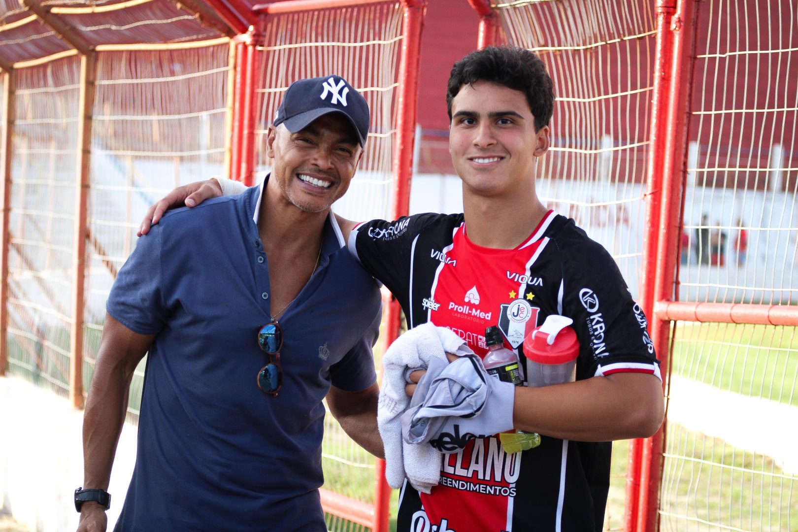 Dodô e o filho Pedro Lucas