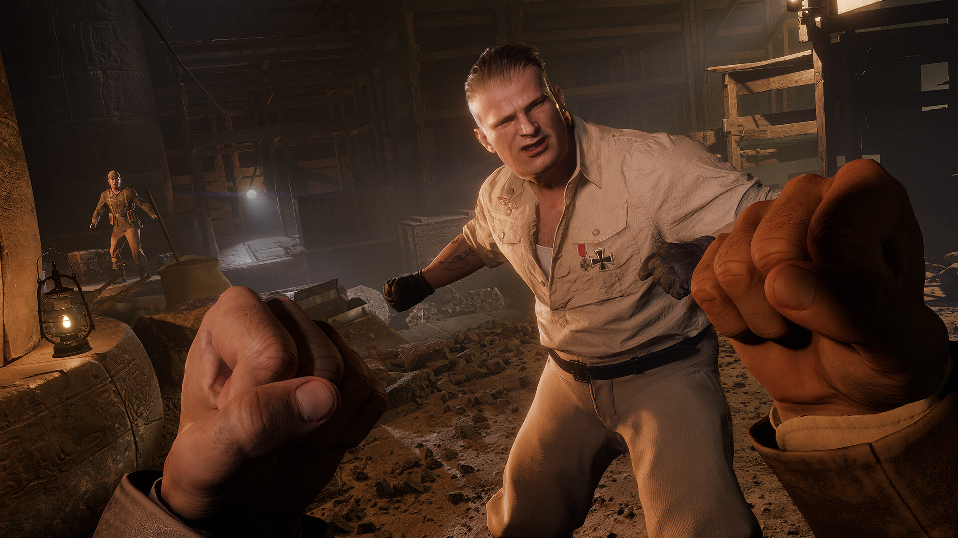 Combate com as mãos em Indiana Jones and the Great Circle