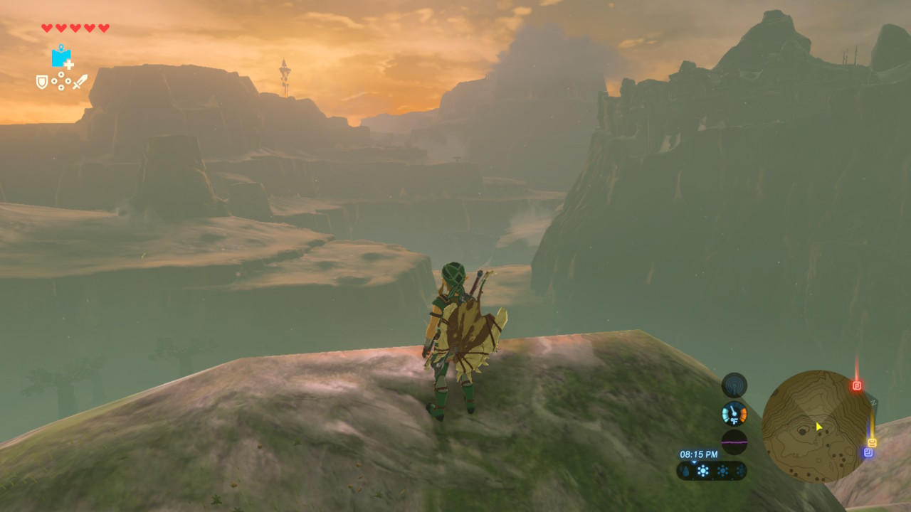 Link em Gerudo em Zelda: Breath of the Wild