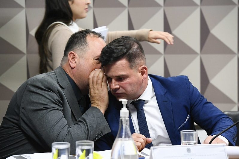 Silvinei Vasques em depoimento no Senado