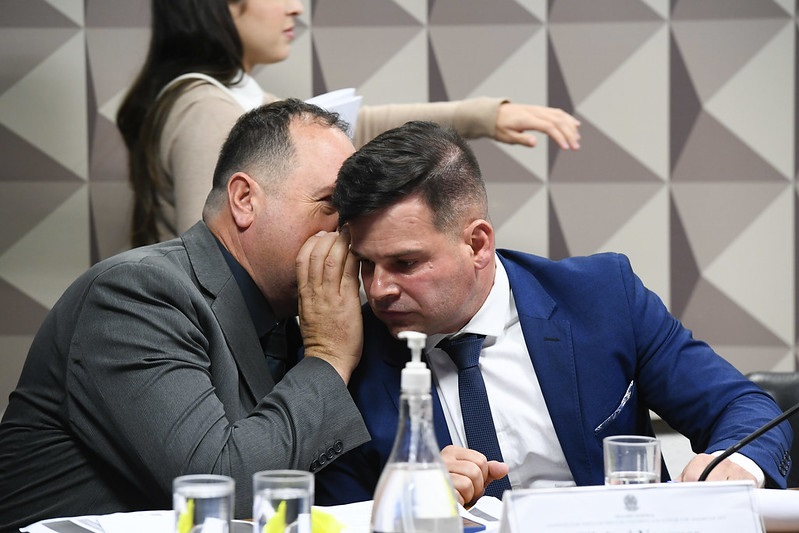 Silvinei Vasques em depoimento no Senado