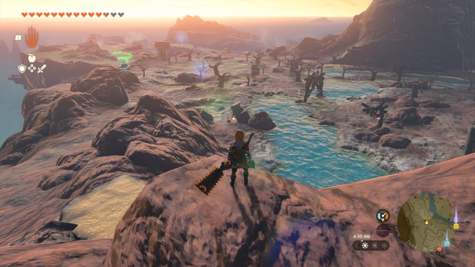 Cena de Zelda Tears of the Kingdom