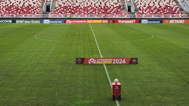 Arena Joinville, em Joinville, é o palco do jogo entre JEC x Criciúma (Foto: Diogo Maçaneiro, NSC Total)
