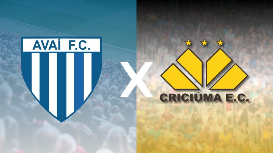 Avaí x Criciuma jogam nesta segunda-feira (12) (Arte: Pablo Brito, NSC Total)