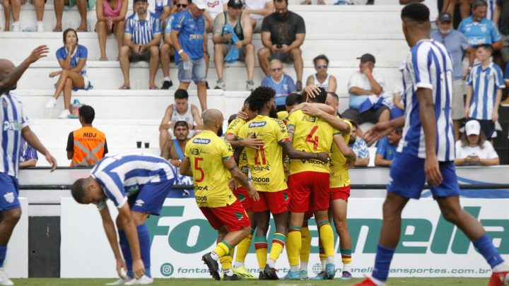 Brusque vence o Avaí com gol de Wallace (Foto: Lucas Gabriel Cardoso, Brusque)