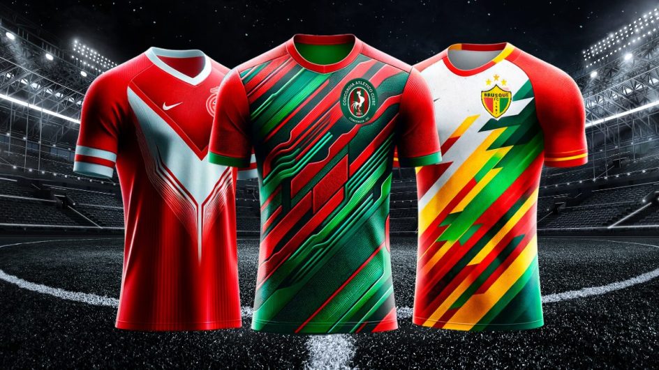 Camisas dos 12 times do Campeonato Catarinense são criados por inteligência artificial