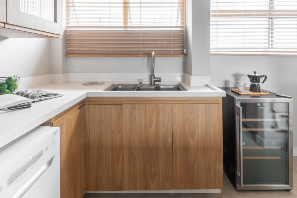 Cuba de inox tem durabilidade e qualidade de custo variáveis (Imagem: Projeto do BMA Studio | Luis Gomes)