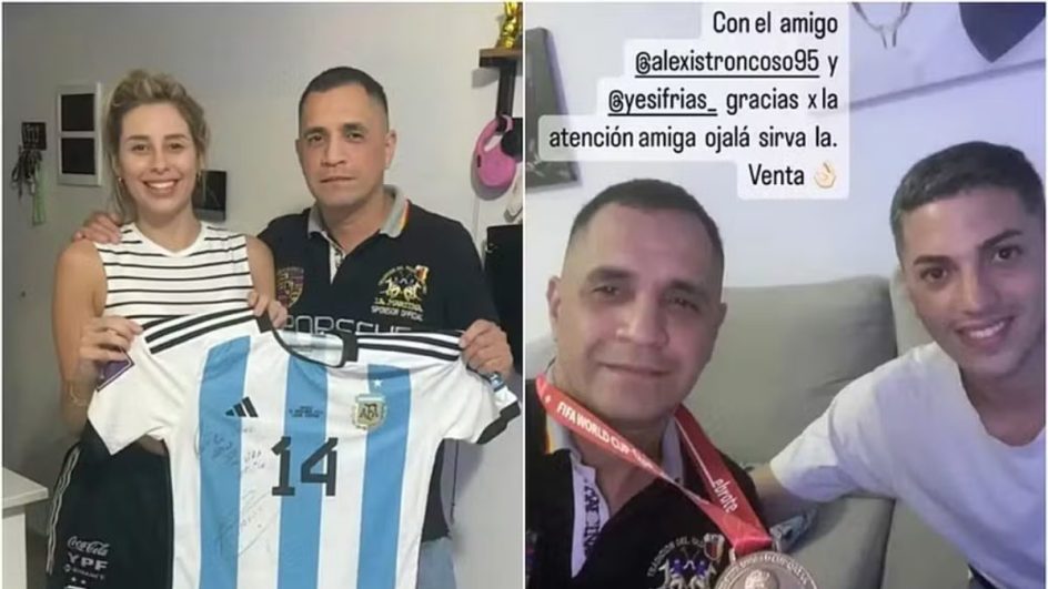 Ex-esposa vende medalha e camisa de campeão mundial pela Argentina.png