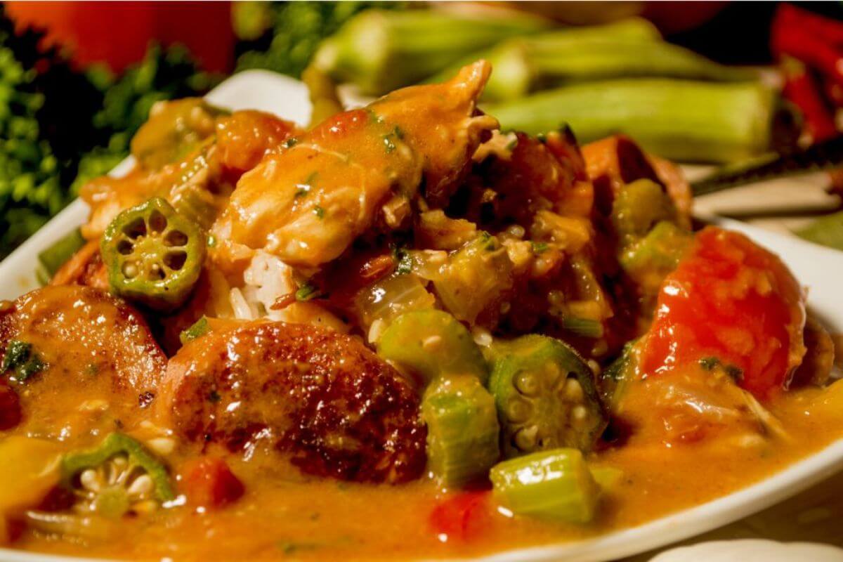 Frango com quiabo (Imagem: WilliamEdwards14 | Shutterstock)