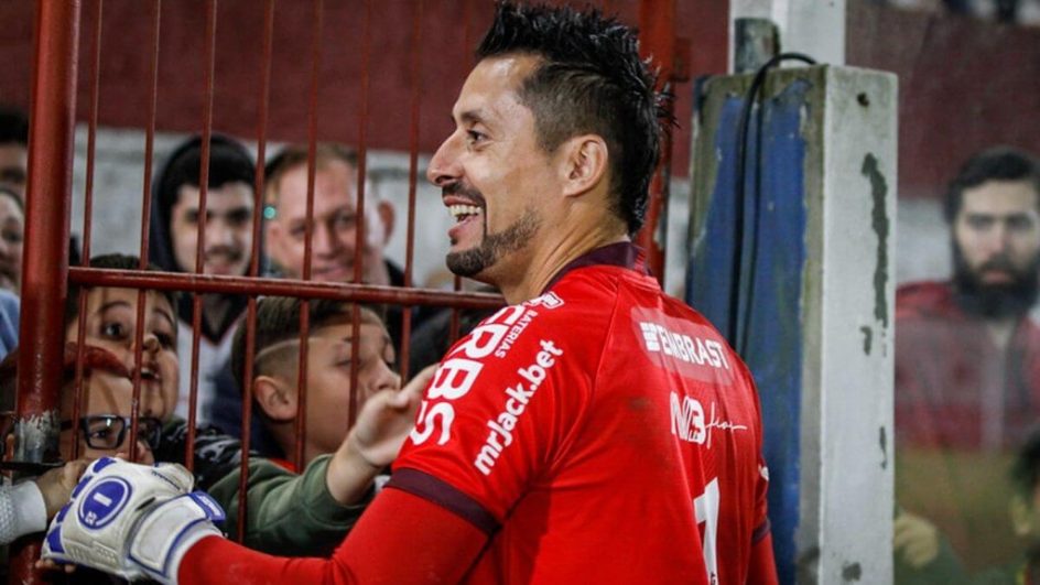 Matheus Nogueira, goleiro do Brusque foi o cara da rodada 10 do Catarinense 2024 (Foto: Lucas Gabriel Cardoso, Brusque FC)