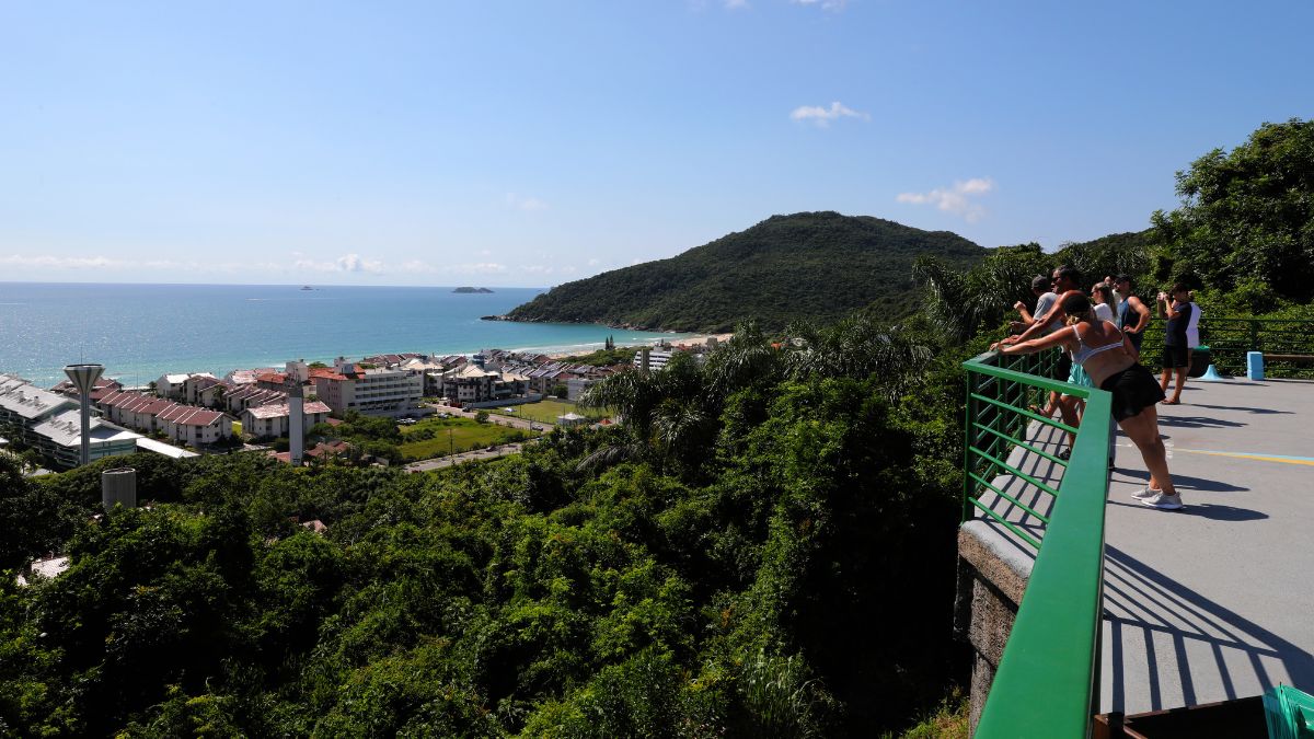 Mirante da Praia Prava (Foto: Lucas Amorelli, Diário Catarinense)