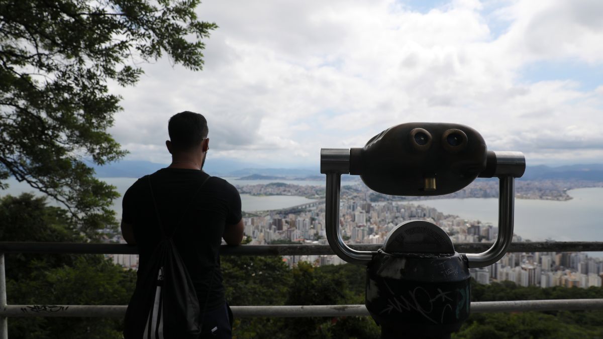 Mirante do Morro da Cruz (Foto Lucas Amorelli, Diário Catarinense)