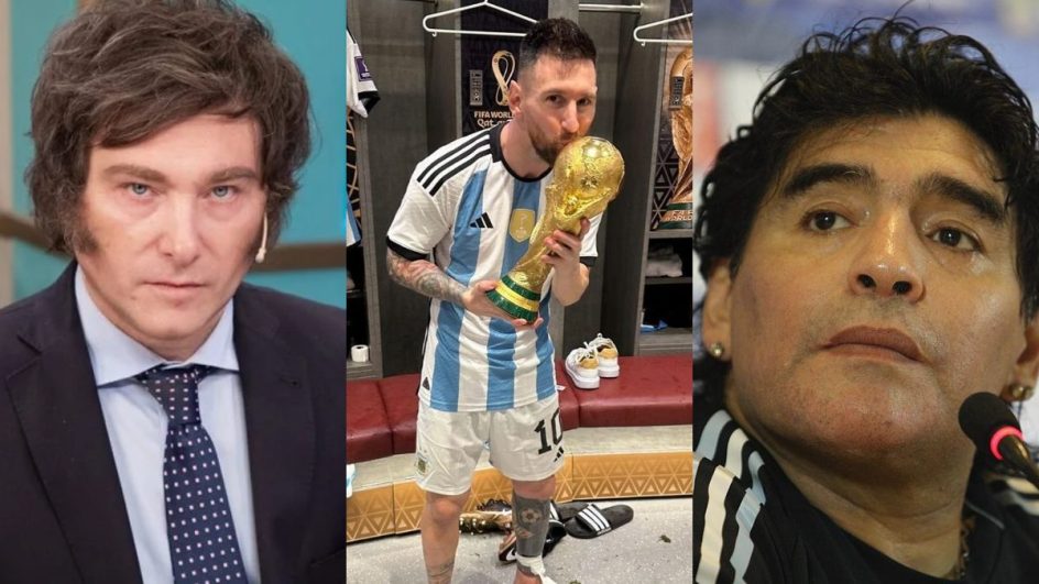 Novo presidente da Argentina “Messi é melhor que Maradona”
