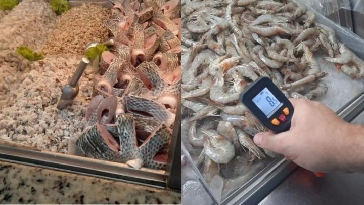 Operação identificou irregularidades e suspendeu atividades das 14 peixarias que atuam no Mercado Público (Foto: Reprodução, Instagram)