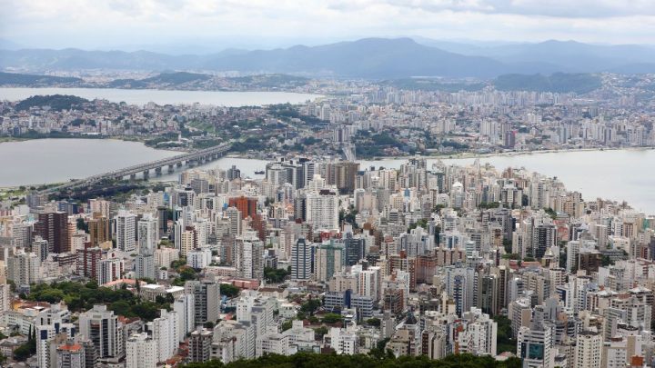 Região da Grande Florianópolis (Foto: Lucas Amorelli, Diário Catarinense)