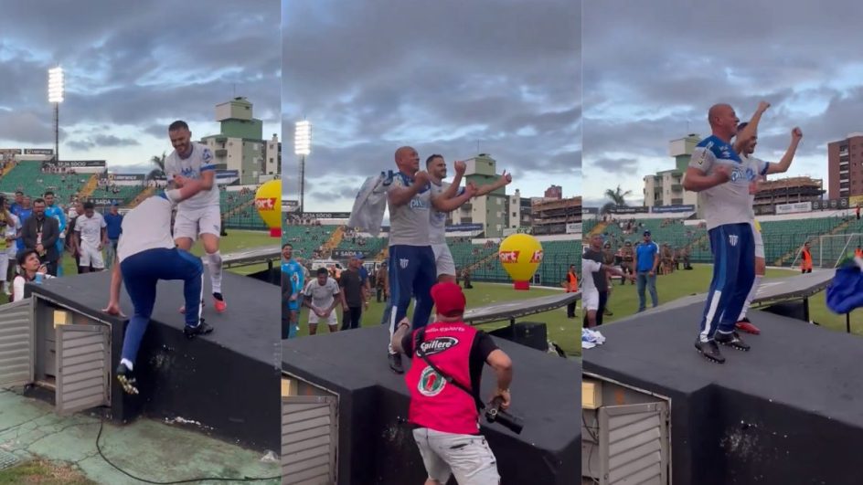 VÍDEO Marquinhos dança o créu novamente na vitória do Avaí