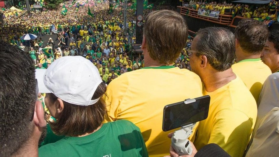 Ato pró-Bolsonaro na Avenida Paulista