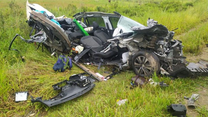 carro capota em sc