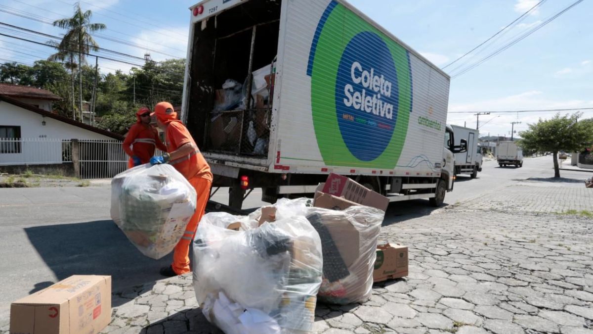 Cidade registrou um aumento de 62,61% na quantidade de cargas de material reciclável