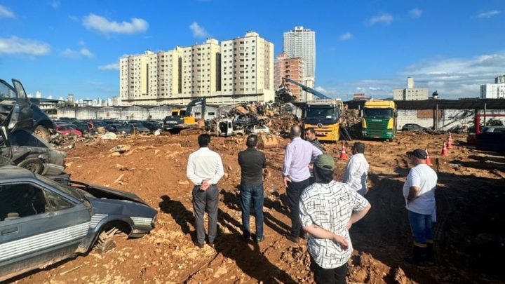 Mais de 4,6 mil veículos já foram destruídos em pátios de 19 municípios catarinenses