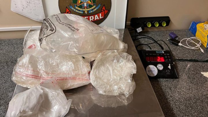 droga apreendida no aeroporto de Florianópolis