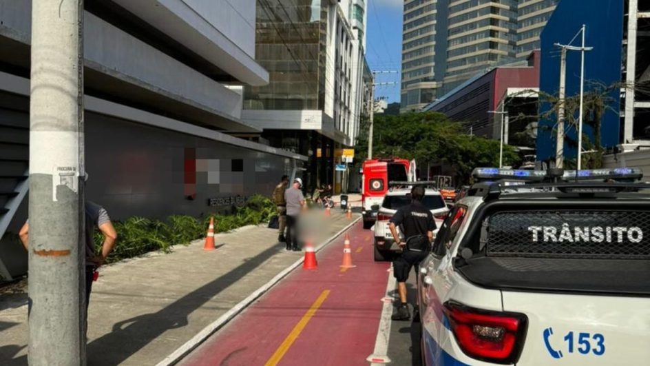 Homem morre após cair de 18 metros de altura em prédio de Balneário Camboriú
