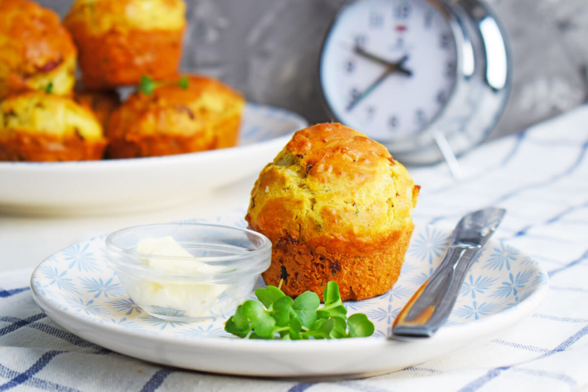 Muffin de vegetais (Imagem: Alona Gudzenko | Shutterstock)