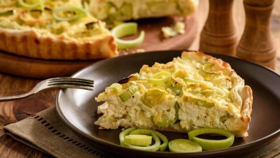 Quiche integral de alho-poró (Imagem: Cesarz | Shutterstock)