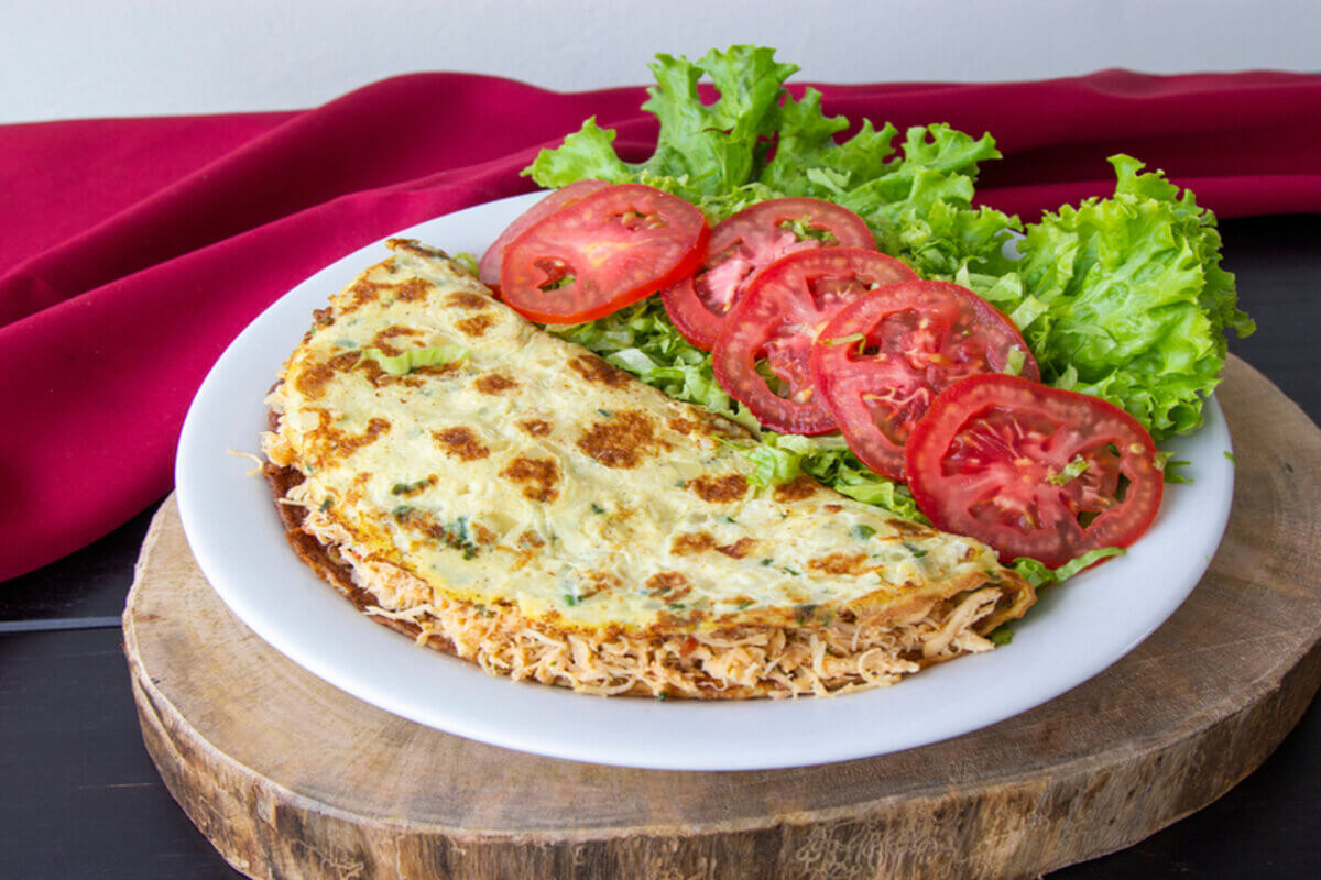 Omelete recheado (Imagem: Shutterstock)