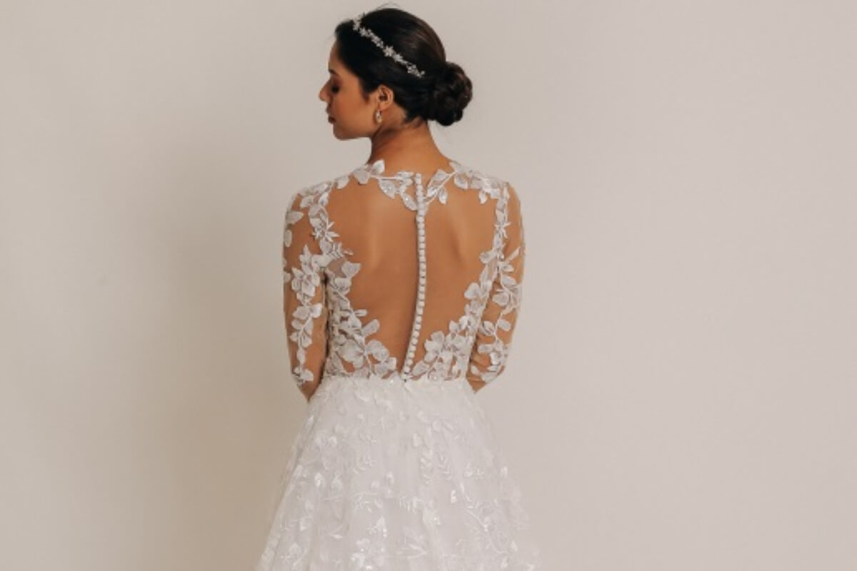 O vestido é uma peça fundamental para a expressão da personalidade da noiva (Imagem: Studios K Fotografia e Films)