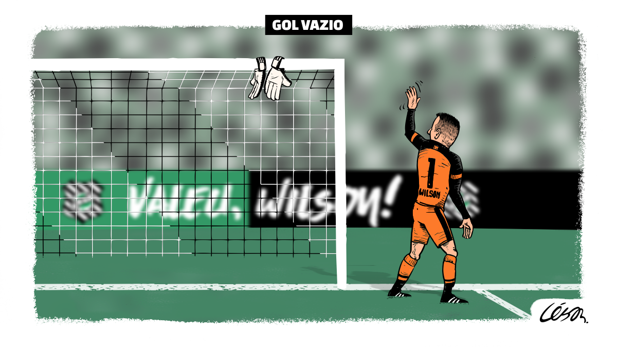 (Charge Wilson Figueirense: César Cartum)