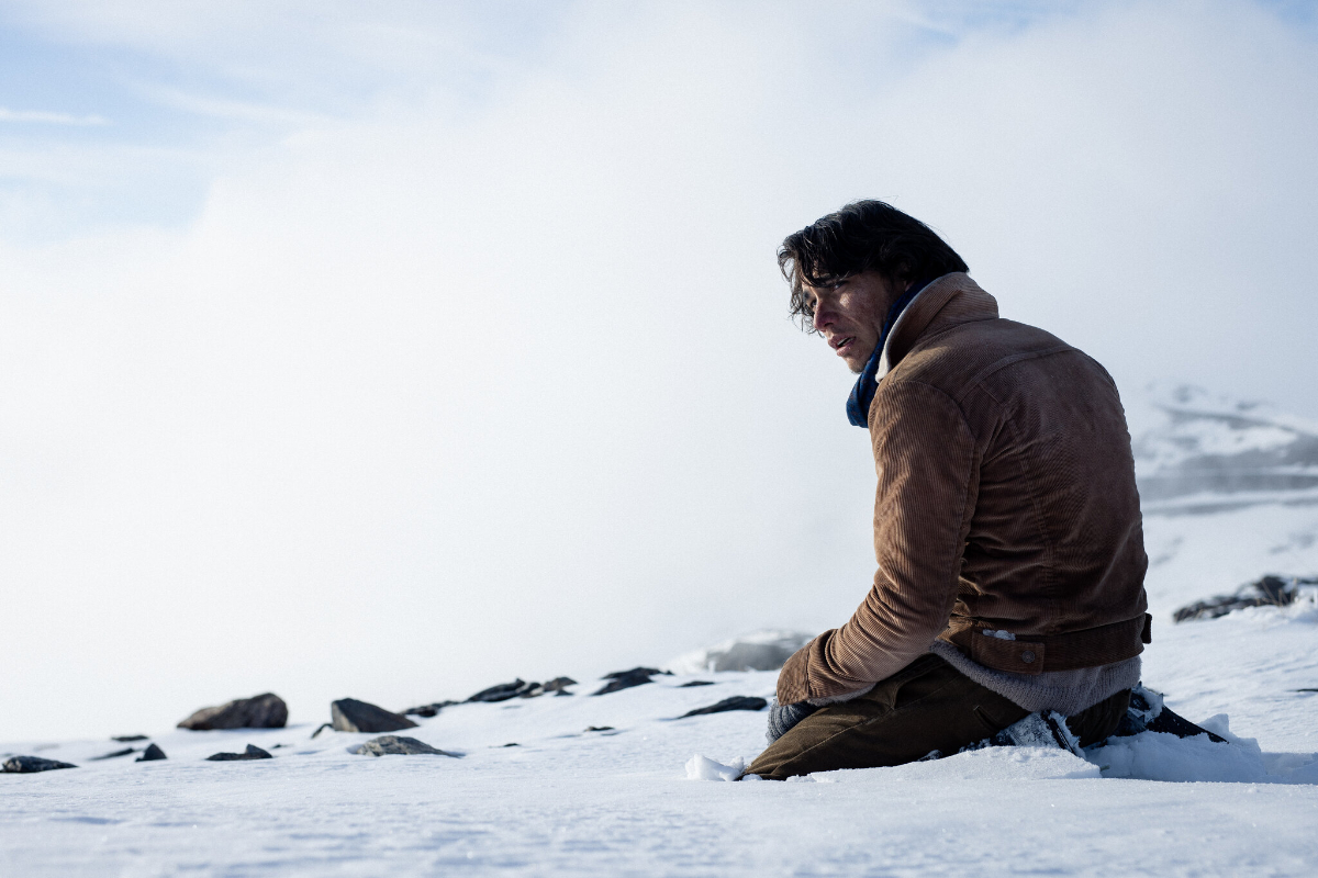 Personagem do filme "A Sociedade da Neve".