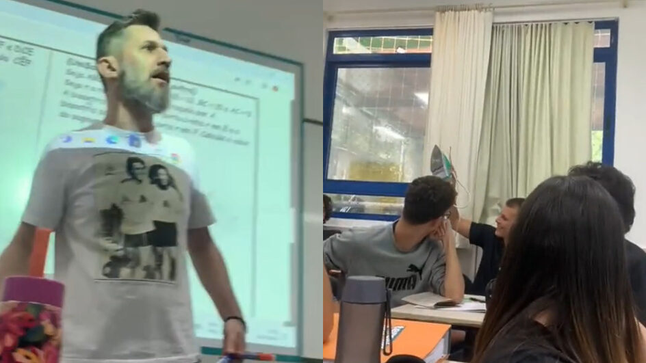 Alunos do terceirão de Florianópolis viralizam com vídeo “trolando” o professor