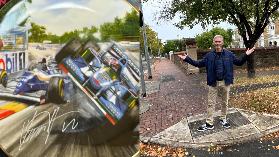 Damon Hill revisita cenário de colisão histórica com Michael Schumacher
