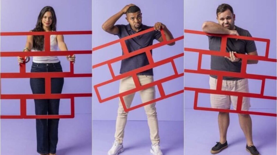 Alane, Michel e Davi disputam o décimo primeiro BBB 24 (Imagem: Reprodução digital | TV Globo)