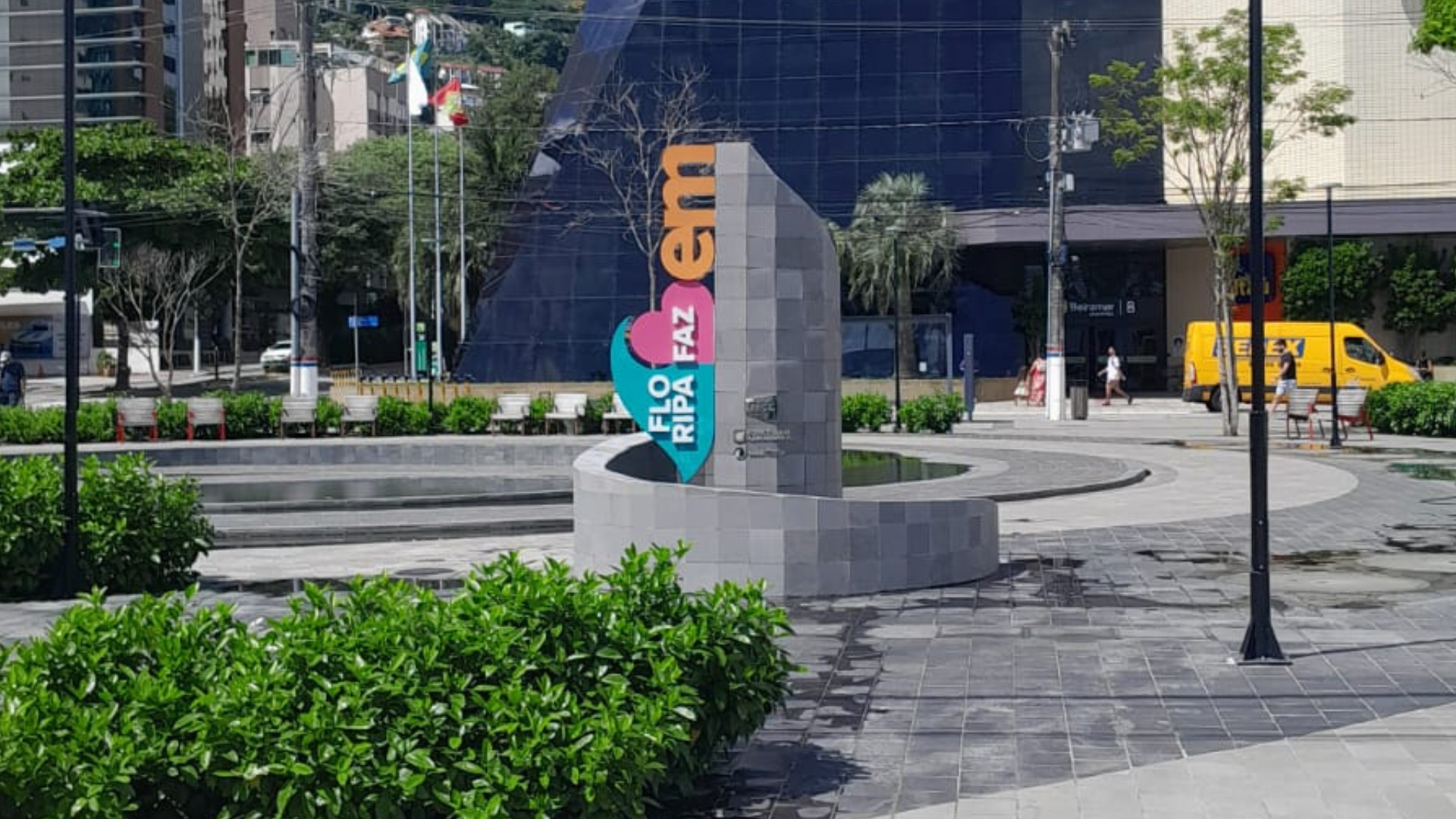 NSC entrega neste sábado uma obra de arte na Praça Forte São Luís (Crédito: Fernando Carmo/NSC)