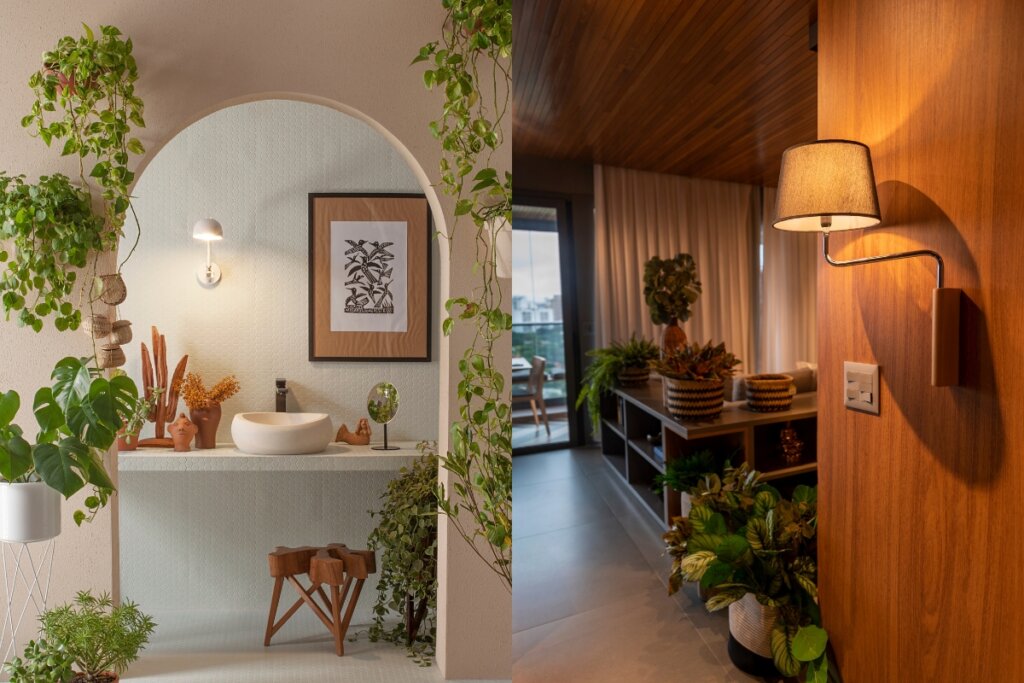 O estilo japandi prioriza o minimalismo e os elementos naturais (Projeto: Ana Sawaia e Pietro Terlizzi | Imagem: Luis Gomes e Emerson Rodrigues)