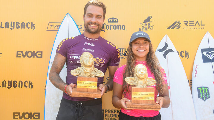 FOTOS Veja imagens da vitória de Tainá Hinckel e Lucas Silveira no QS Florianópolis