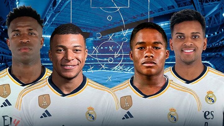 Jornal destaca brasileiros e Mbappé no Real Madrid (Foto: Marca, Reprodução)