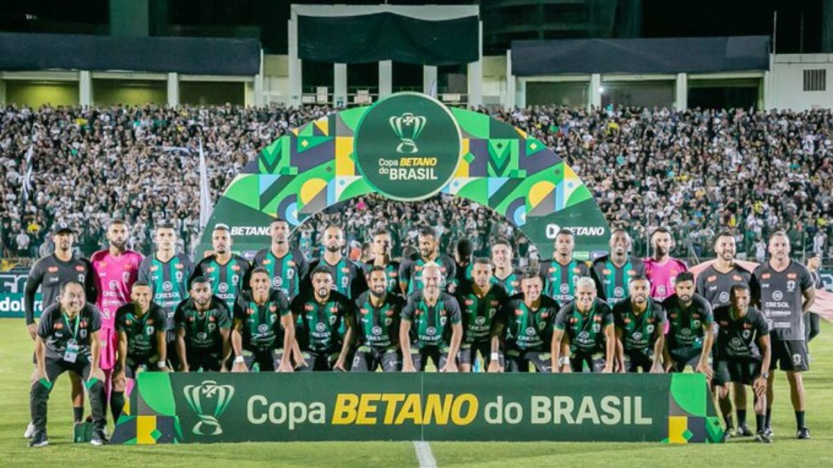 Maringá na Copa do Brasil (Foto: Maringá, Divulgação)