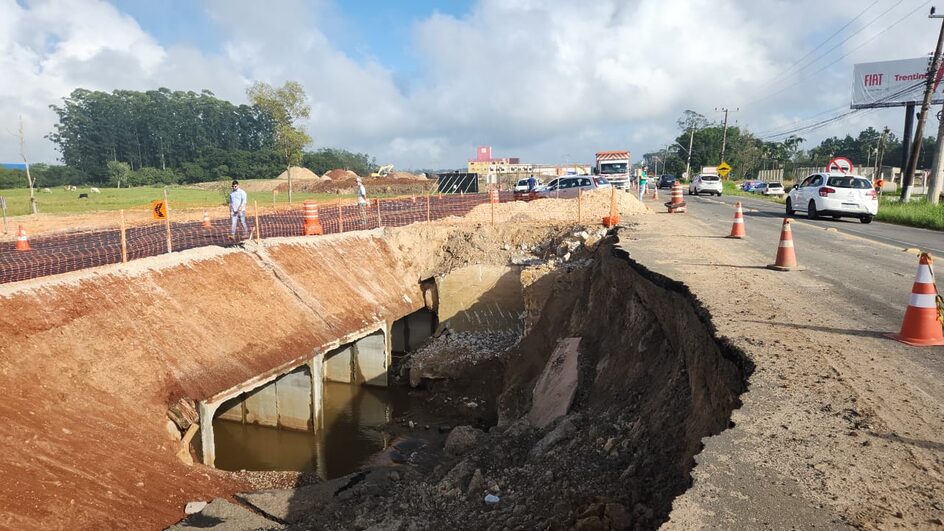 Trecho da SC-445 terá novas mudanças no trânsito no Sul de SC (2)