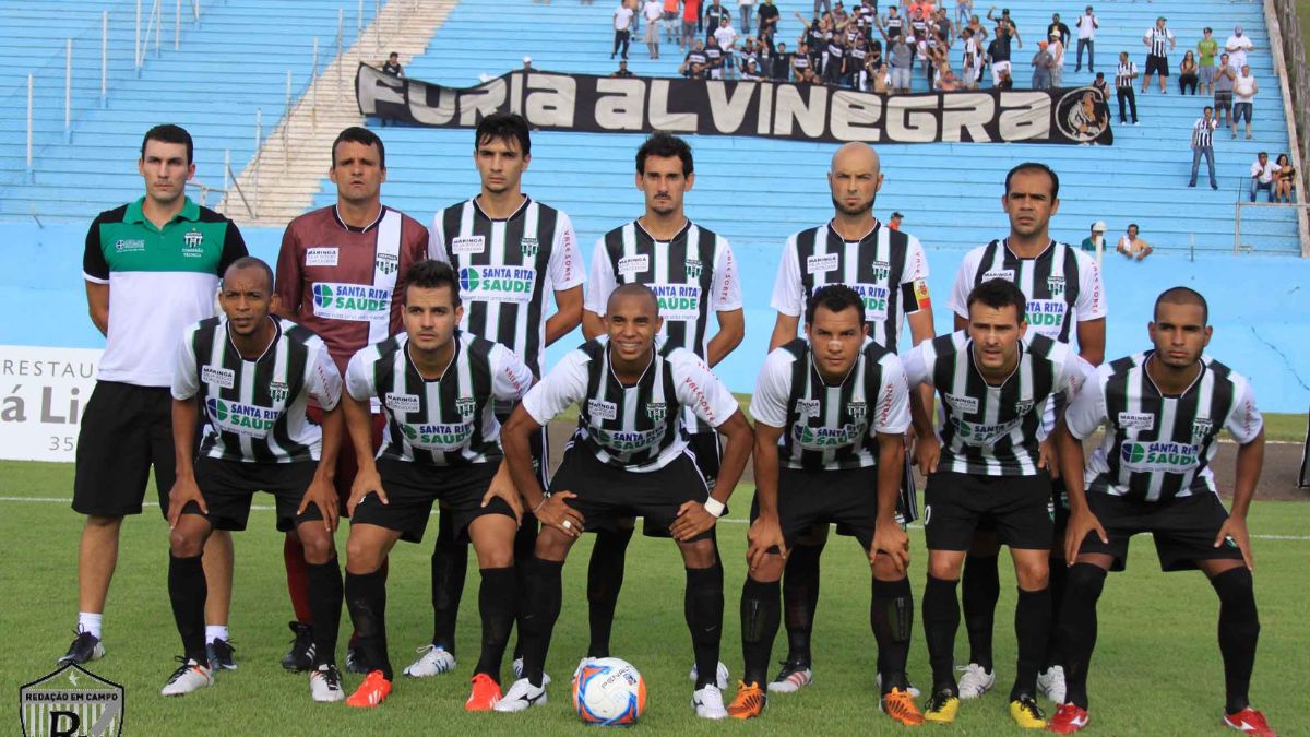 Vice-campeão do Paranaense em 2014 (Foto: Maringá, Divulgação)