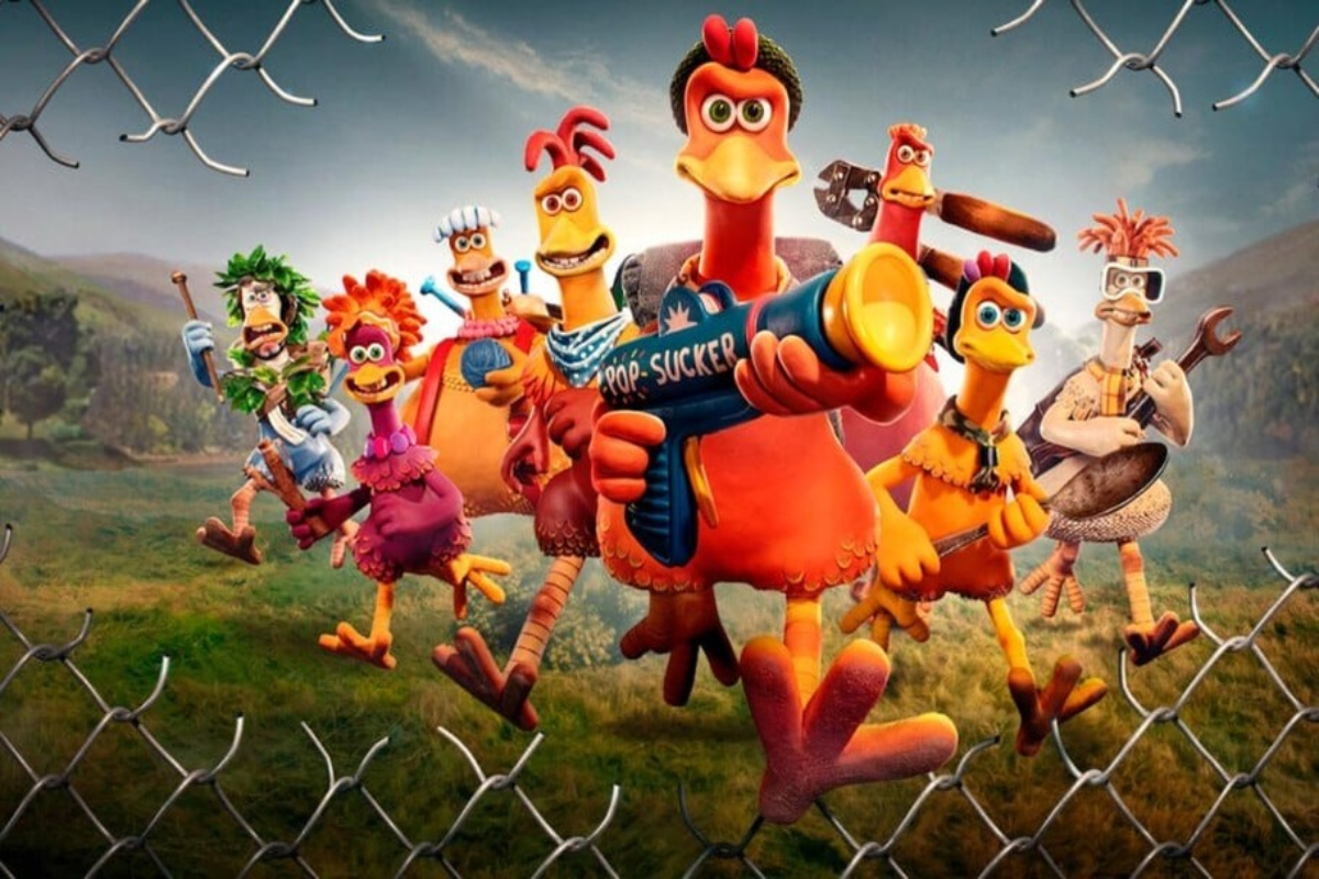 Personagens do filme "A Fuga das Galinhas: A Amea&ccedil;a dos Nuggets"