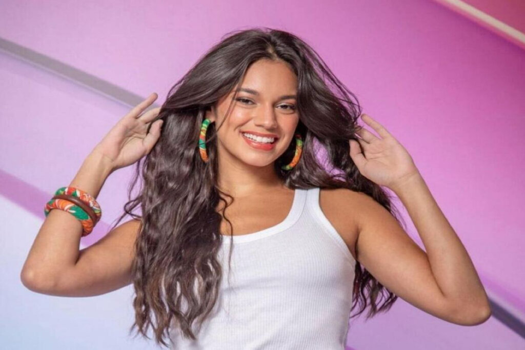Alane é conhecida como “Bruna Marquezine do Pará” (Imagem: Reprodução digital | TV Globo)