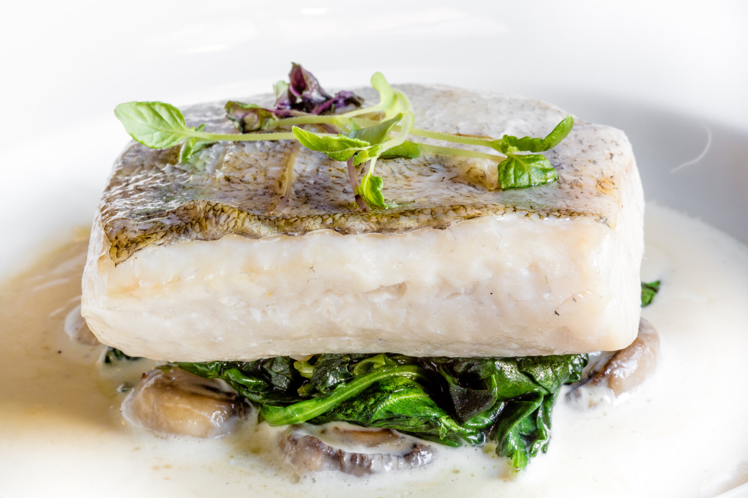 Bacalhau com espinafre (Imagem: Divulgação | Oba Hortifruti)