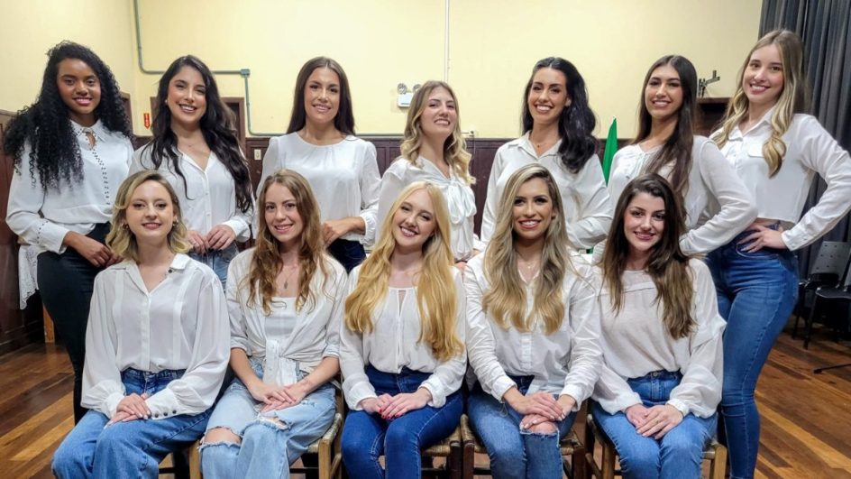 candidatas à Rainha da Festa do Pinhão