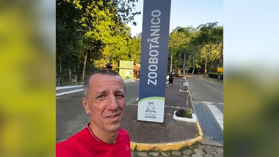 VÍDEO: Corredor viraliza na internet ao mostrar caminho "secreto" no Mirante de Joinville