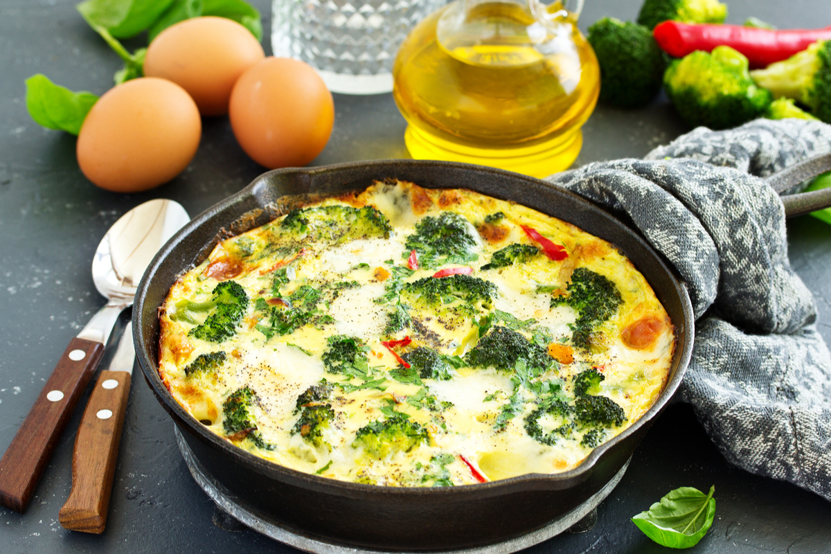 Frittata de vegetais (Imagem: Lesya Dolyuk | Shutterstock)